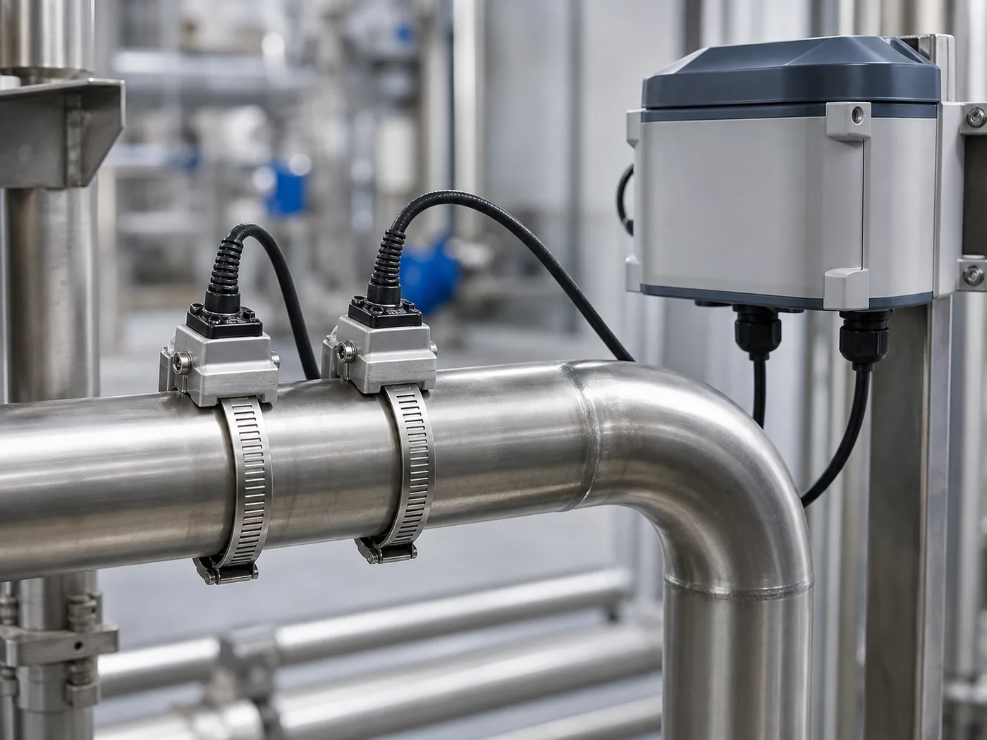 Clamp‑On Ultrasonic Flow Measurement
